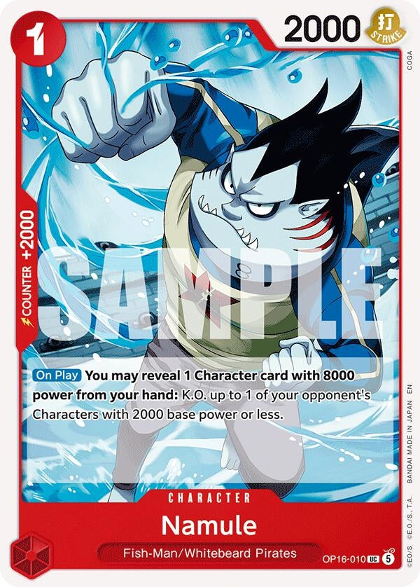 Image for Namule (OP16-010) (The Time of Battle) - One Piece Card Game