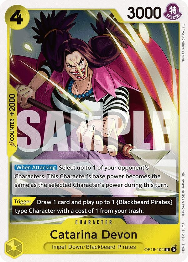 Image for Catarina Devon (OP16-104) (The Time of Battle) - One Piece Card Game