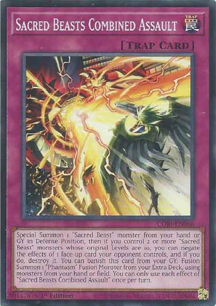 Image for Sacred Beasts Combined Assault (CORI-EN066) (Chaos Origins) (CORI) - YuGiOh