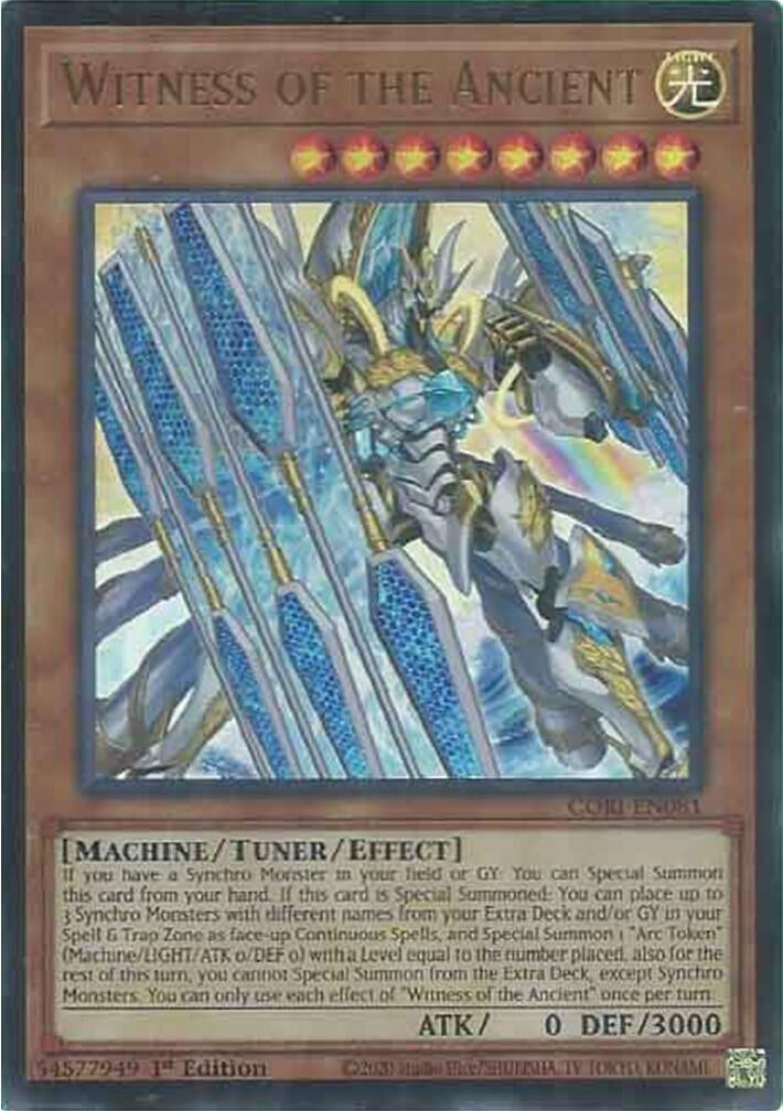 Image for Witness of the Ancient (CORI-EN081) (Chaos Origins) (CORI) - YuGiOh
