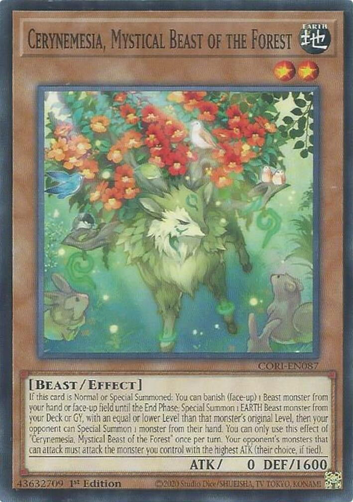 Image for Cerynemesia, Mystical Beast of the Forest (CORI-EN087) (Chaos Origins) (CORI) - YuGiOh