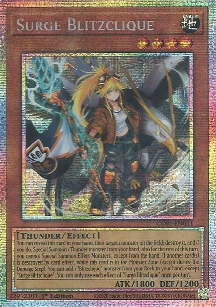 Image for Surge Blitzclique (Starlight Rare) (CORI-EN011) (Chaos Origins) (CORI) - YuGiOh