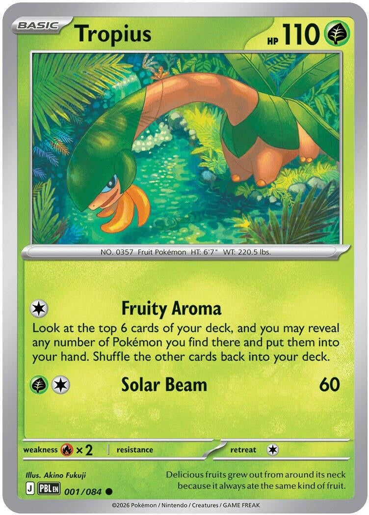 Tropius (001/084) (ME05: Pitch Black) (ME05)