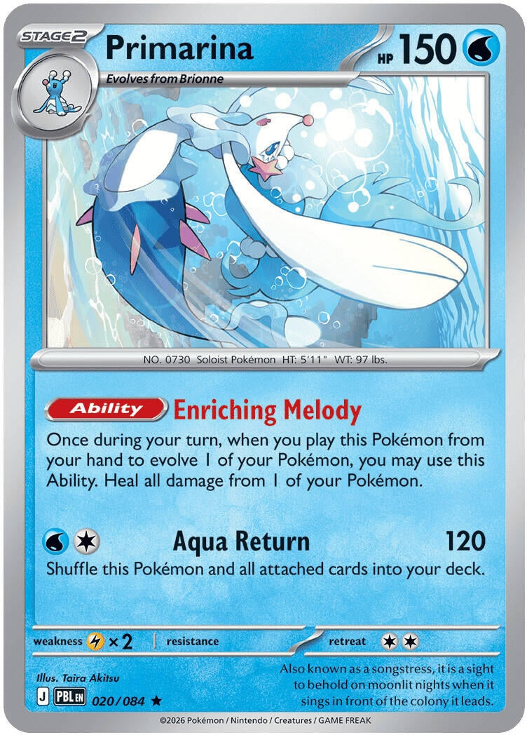 Primarina (020/084) (ME05: Pitch Black) (ME05)