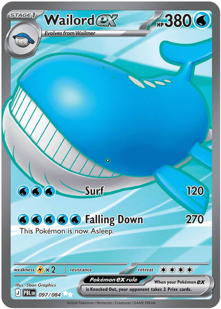 Wailord ex (097/084) (ME05: Pitch Black) (ME05)