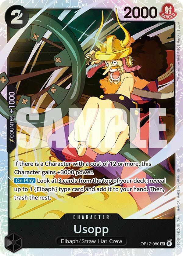 Usopp (OP17-080) (The World's Strongest Warriors) (OP17)