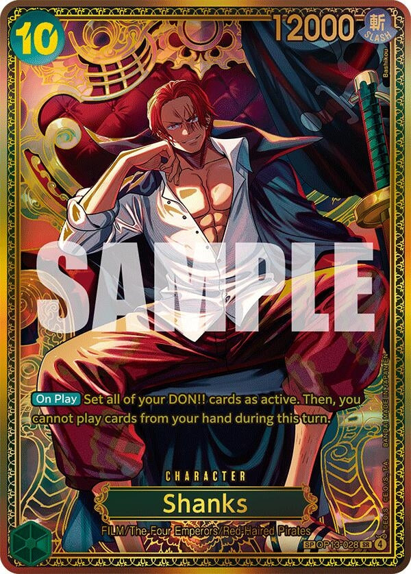 Shanks (OP13-028) (SP) (OP13-028) (The World's Strongest Warriors) (OP17)