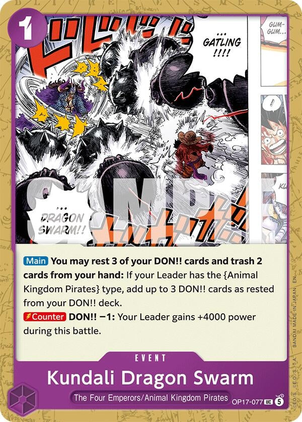 Kundali Dragon Swarm (OP17-077) (The World's Strongest Warriors) (OP17)