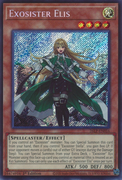 Image for Exosister Elis (Secret Rare) (26LP-EN016) (Limited Pack World Championship 2026) (26LP) - YuGiOh
