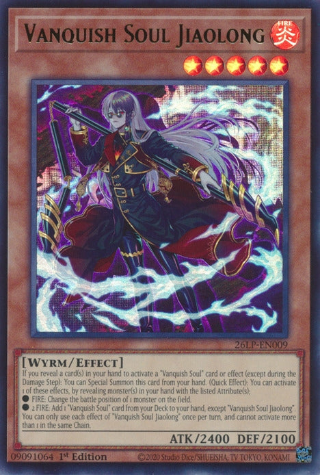 Image for Vanquish Soul Jiaolong (26LP-EN009) (Limited Pack World Championship 2026) (26LP) - YuGiOh