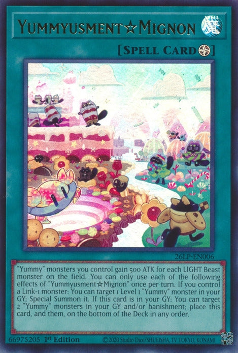 Image for YummyusmentMignon (26LP-EN006) (Limited Pack World Championship 2026) (26LP) - YuGiOh