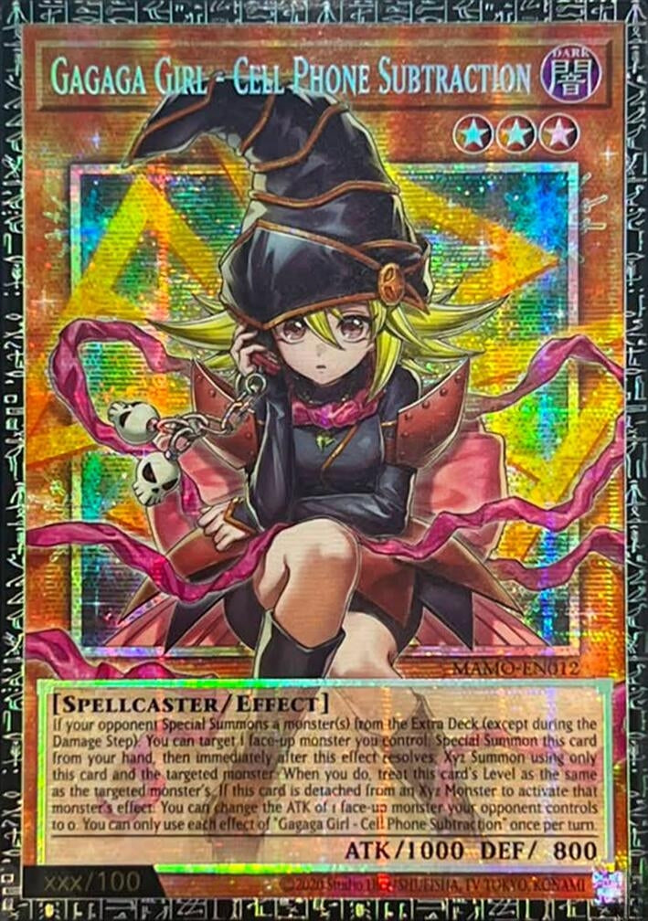 Gagaga Girl - Cell Phone Subtraction (GMR) (MAMO-EN012) (Magnificent Monsters) (MAMO)