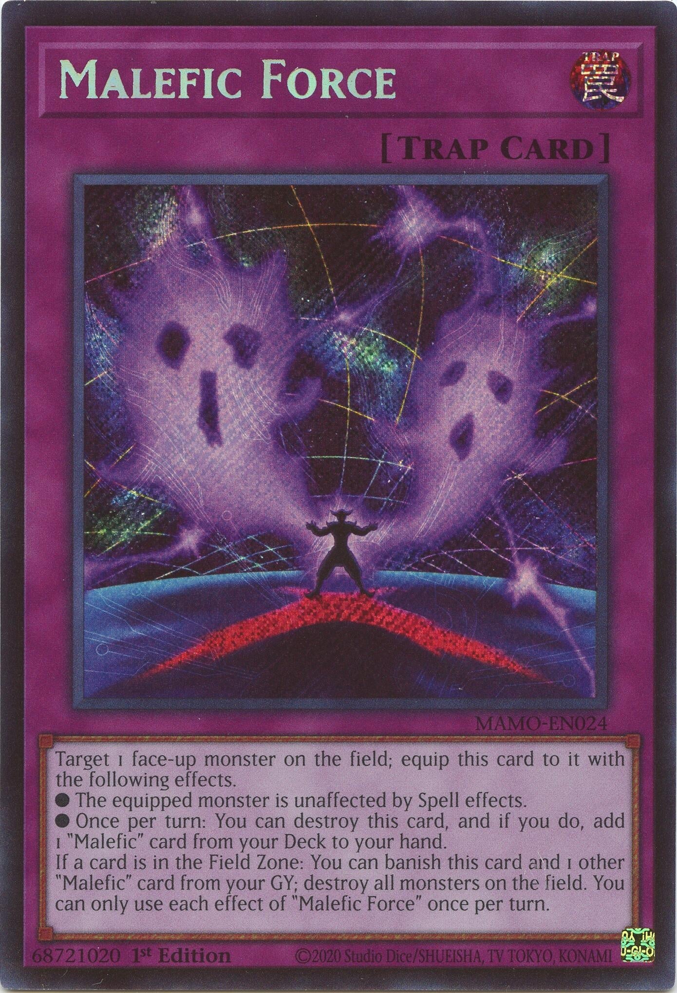Malefic Force (Secret Rare) (MAMO-EN024) (Magnificent Monsters) (MAMO)