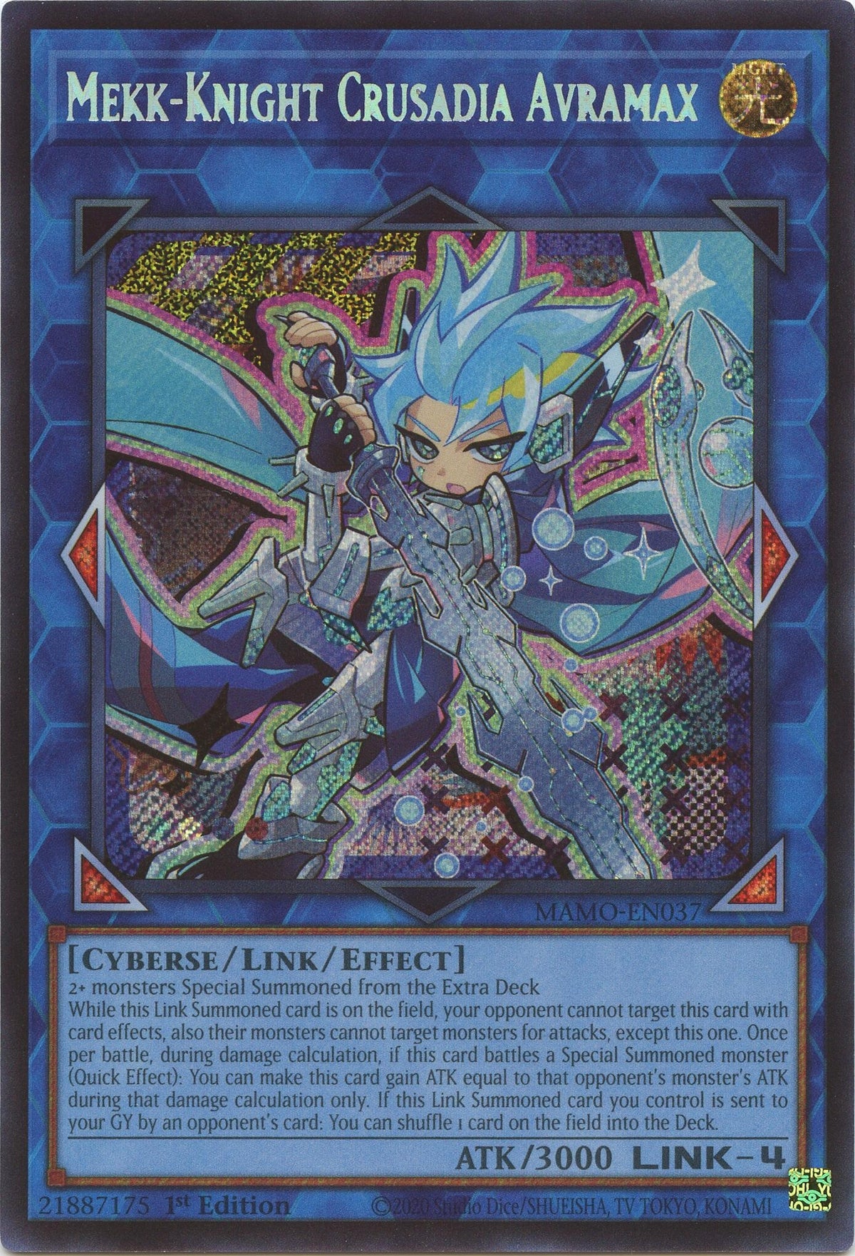 Mekk-Knight Crusadia Avramax (Secret Rare) (MAMO-EN037) (Magnificent Monsters) (MAMO)