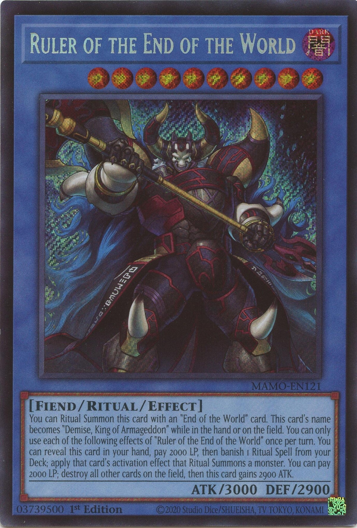 Ruler of the End of the World (MAMO-EN121) (Magnificent Monsters) (MAMO)