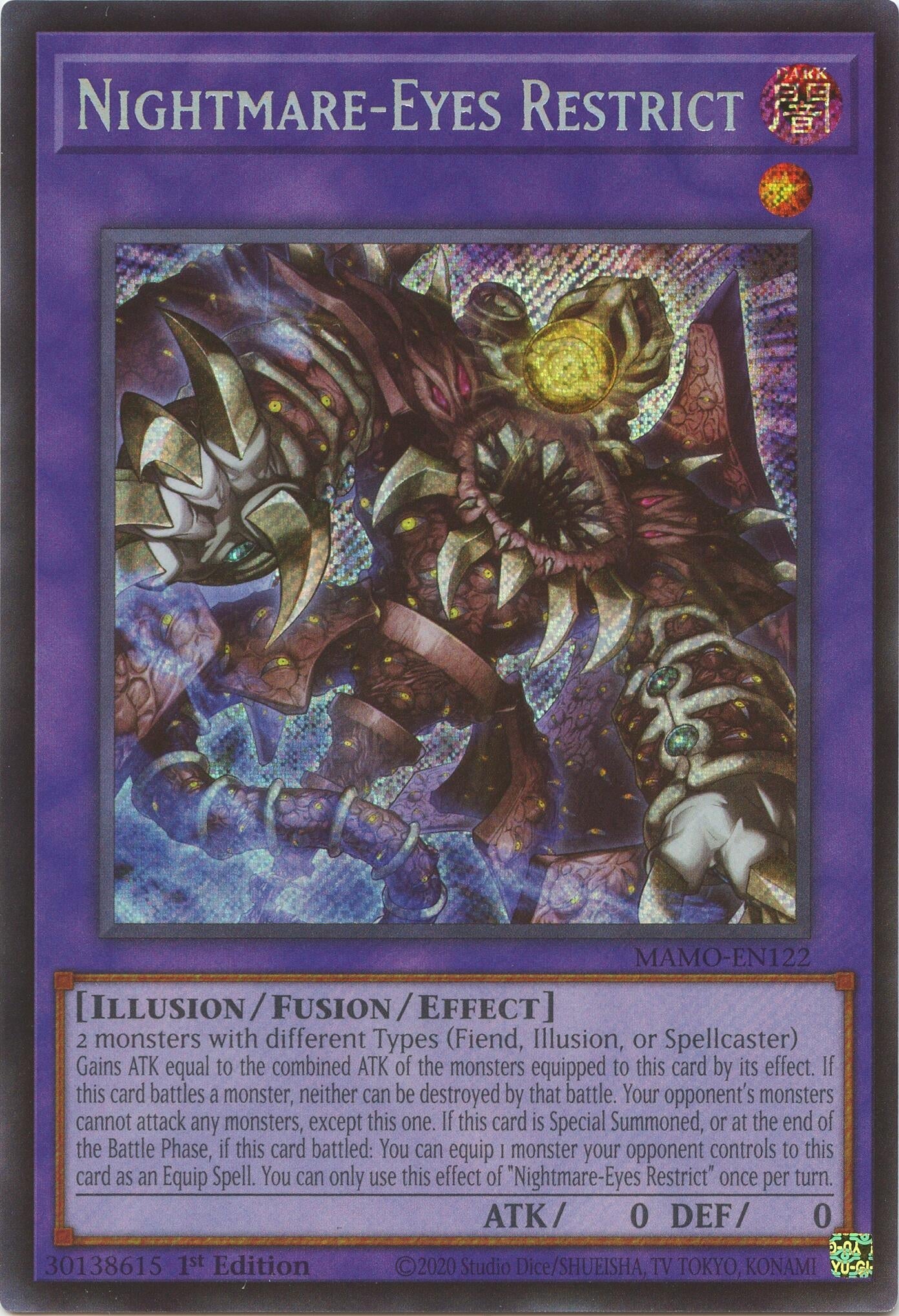 Nightmare-Eyes Restrict (MAMO-EN122) (Magnificent Monsters) (MAMO)