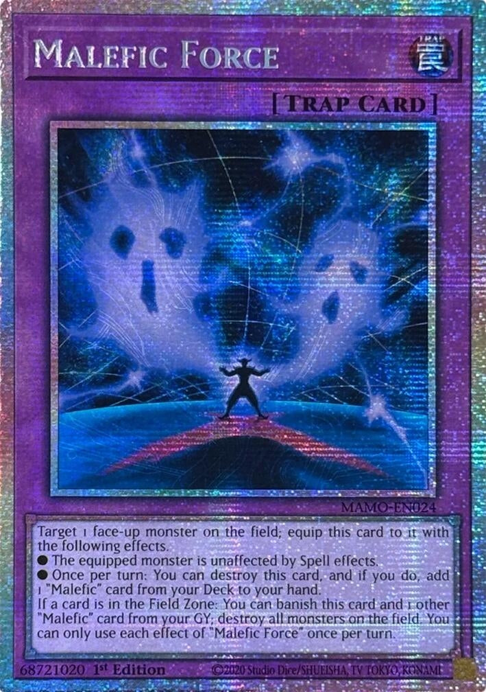 Malefic Force (Starlight Rare) (MAMO-EN024) (Magnificent Monsters) (MAMO)