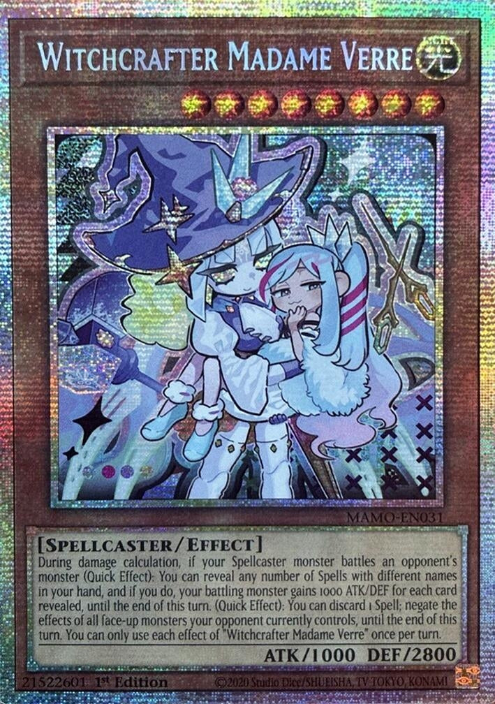 Witchcrafter Madame Verre (Starlight Rare) (MAMO-EN031) (Magnificent Monsters) (MAMO)