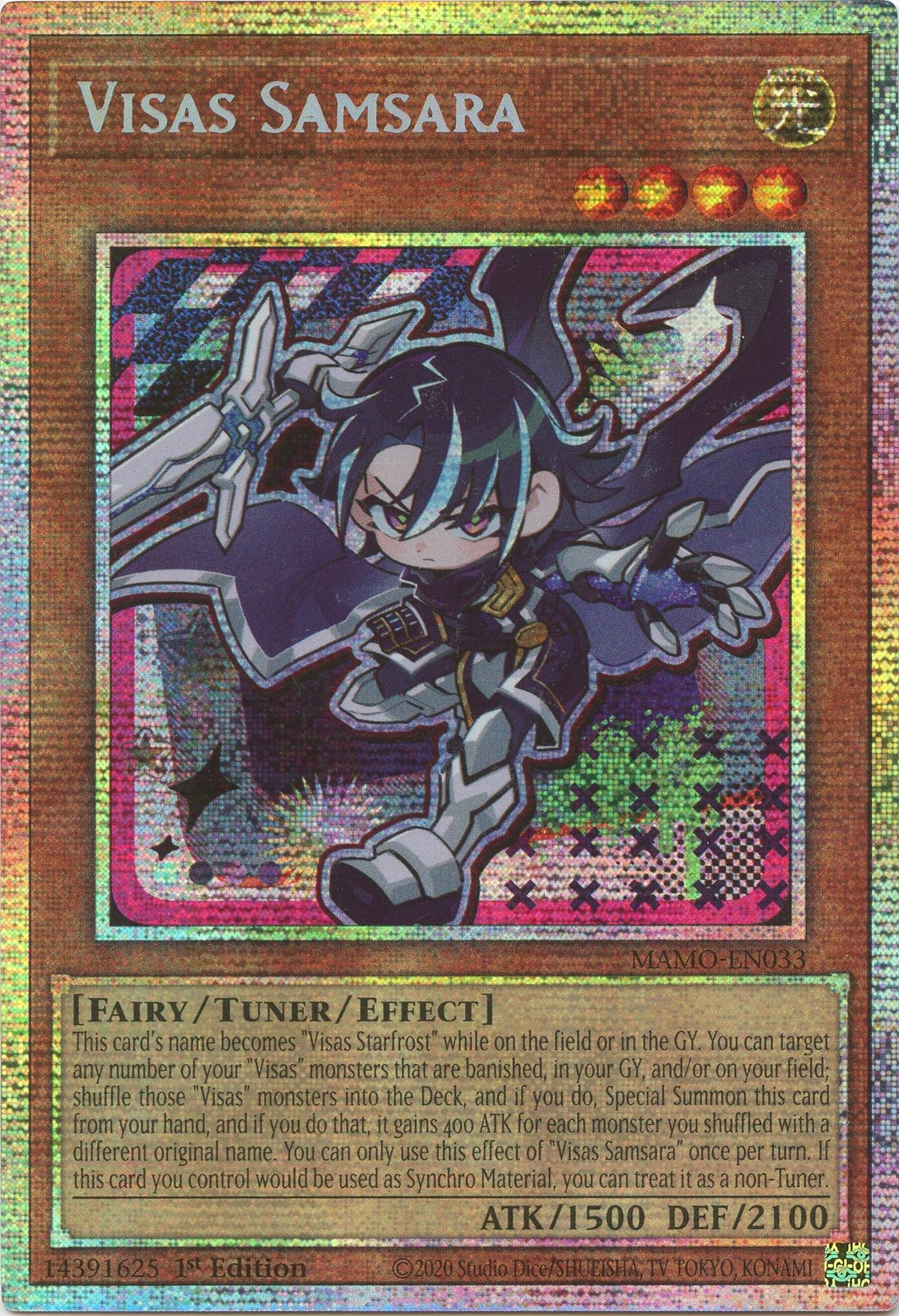 Visas Samsara (Starlight Rare) (MAMO-EN033) (Magnificent Monsters) (MAMO)
