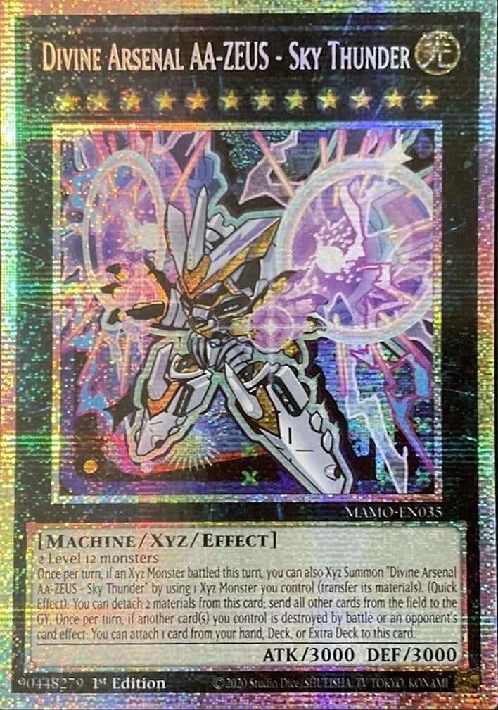 Divine Arsenal AA-ZEUS - Sky Thunder (Starlight Rare) (MAMO-EN035) (Magnificent Monsters) (MAMO)