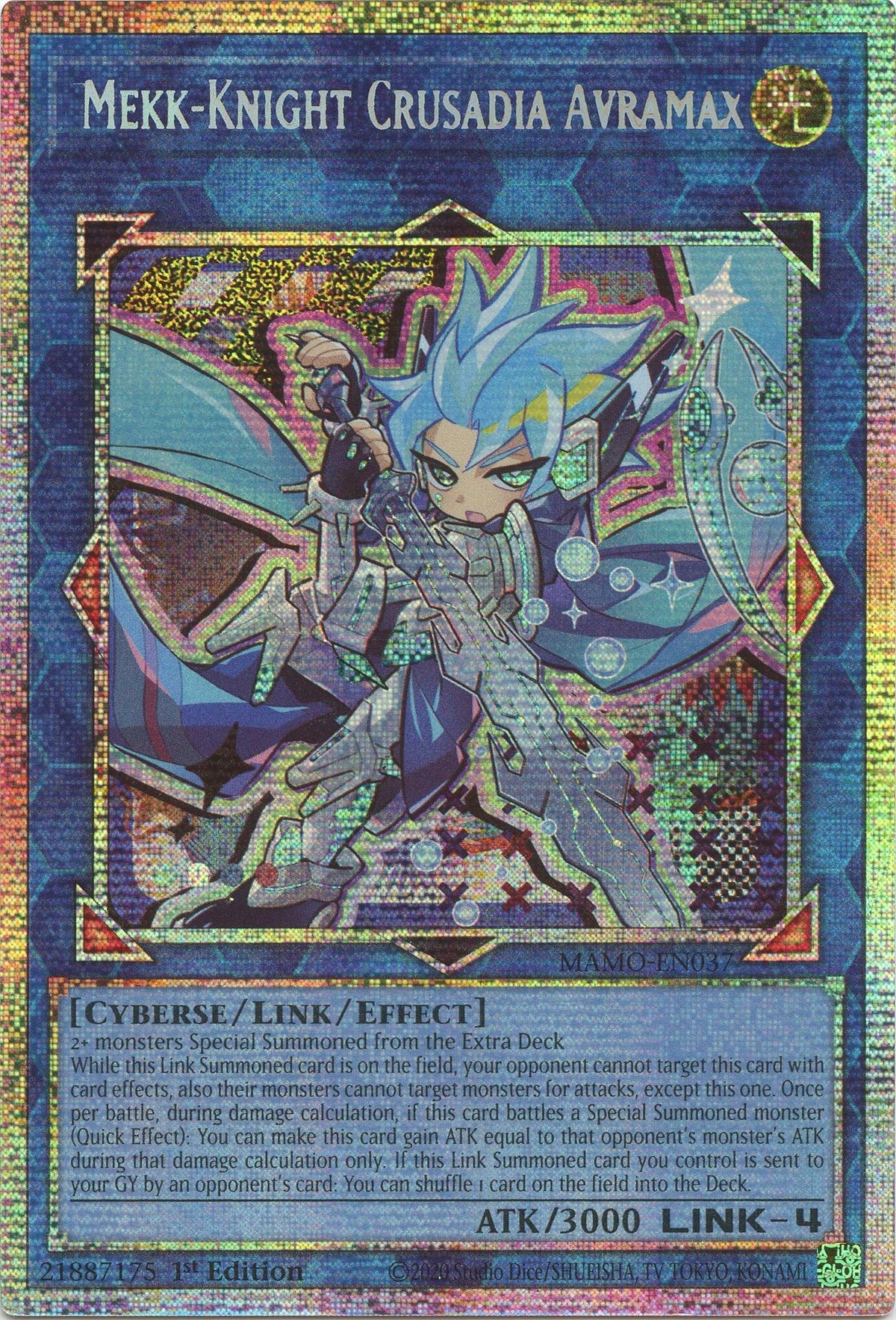 Mekk-Knight Crusadia Avramax (Starlight Rare) (MAMO-EN037) (Magnificent Monsters) (MAMO)