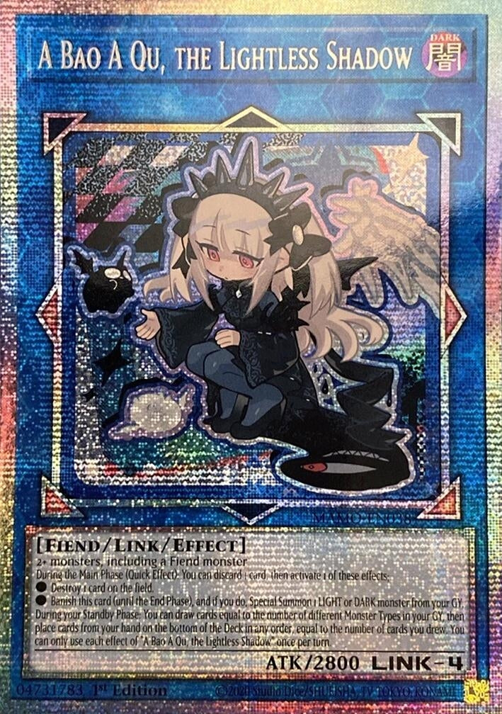 A Bao A Qu, the Lightless Shadow (Starlight Rare) (MAMO-EN038) (Magnificent Monsters) (MAMO)