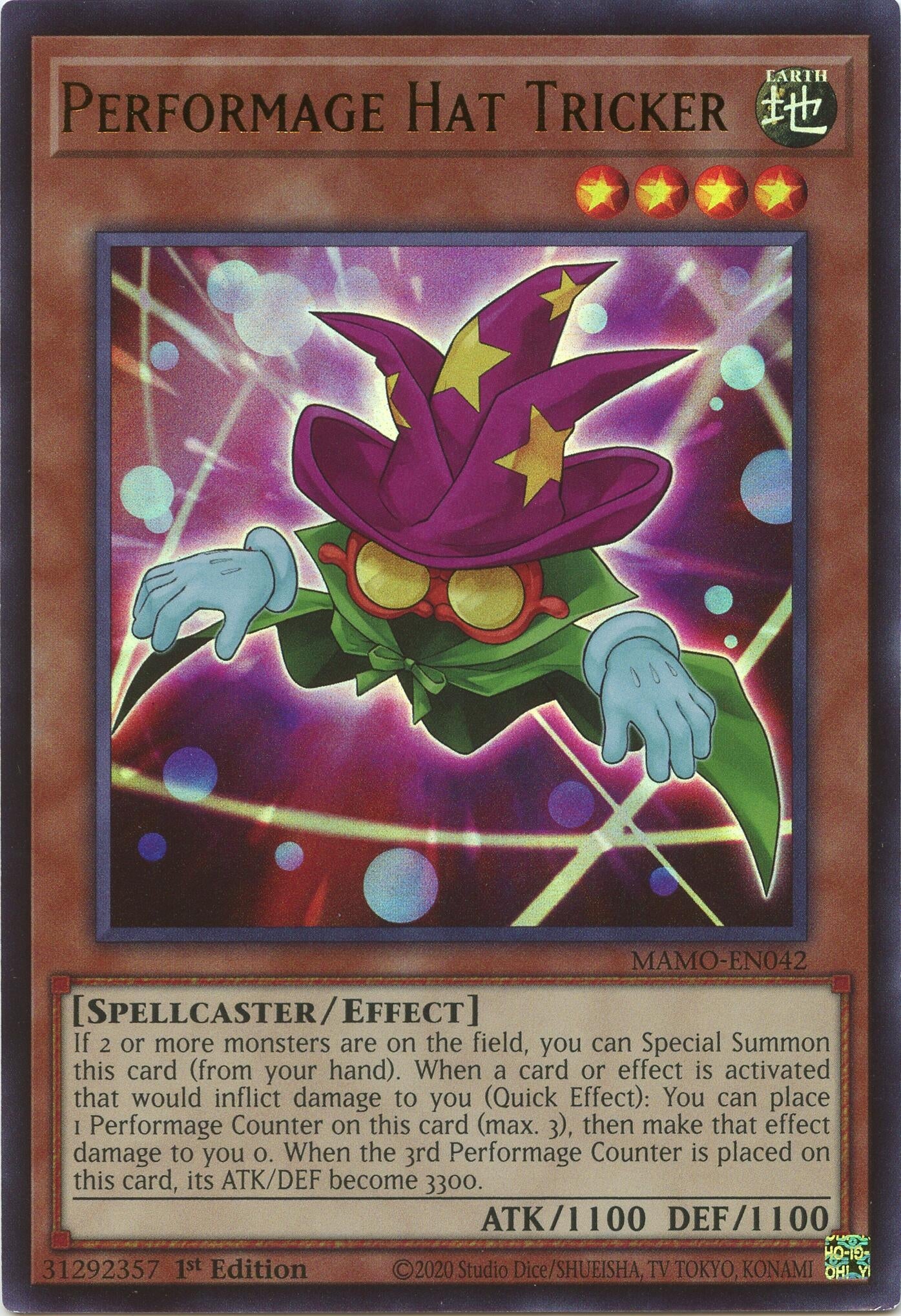 Performage Hat Tricker (MAMO-EN042) (Magnificent Monsters) (MAMO)