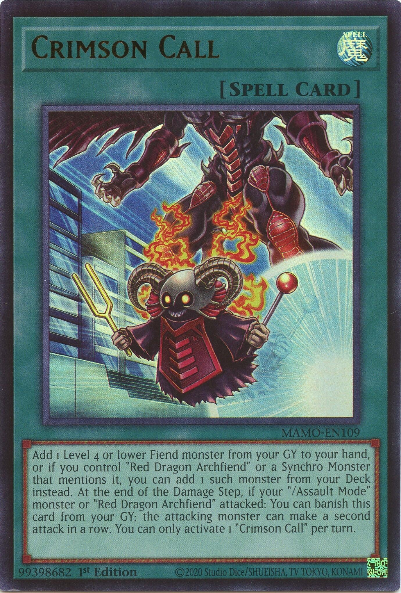 Crimson Call (MAMO-EN109) (Magnificent Monsters) (MAMO)