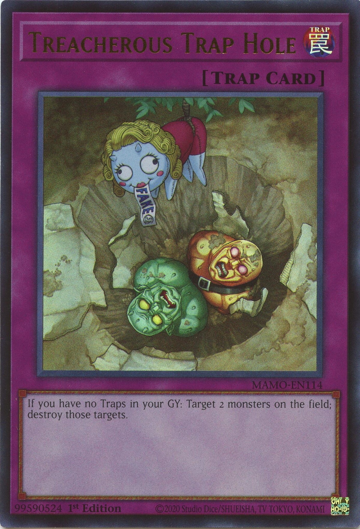 Treacherous Trap Hole (MAMO-EN114) (Magnificent Monsters) (MAMO)