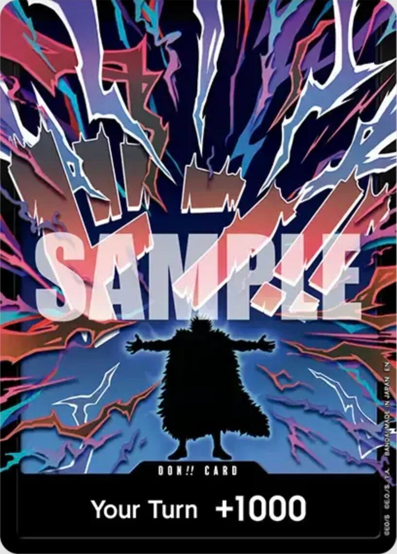 Image for DON!! Card (Double Pack Set Vol. 12) (Rocks D. Xebec) (The World's Strongest Warriors) (OP17) - One Piece Card Game