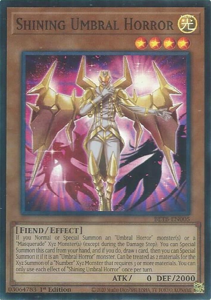 Image for Shining Umbral Horror (BETB-EN005) (Beyond the Brave) (BETB) - YuGiOh