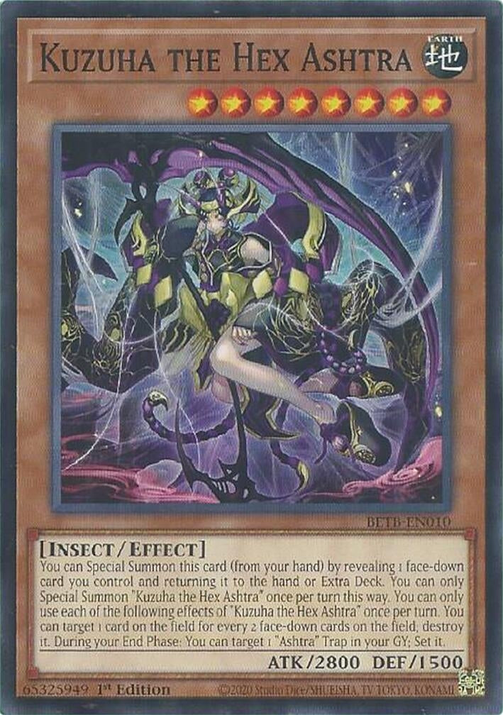 Image for Kuzuha the Hex Ashtra (BETB-EN010) (Beyond the Brave) (BETB) - YuGiOh