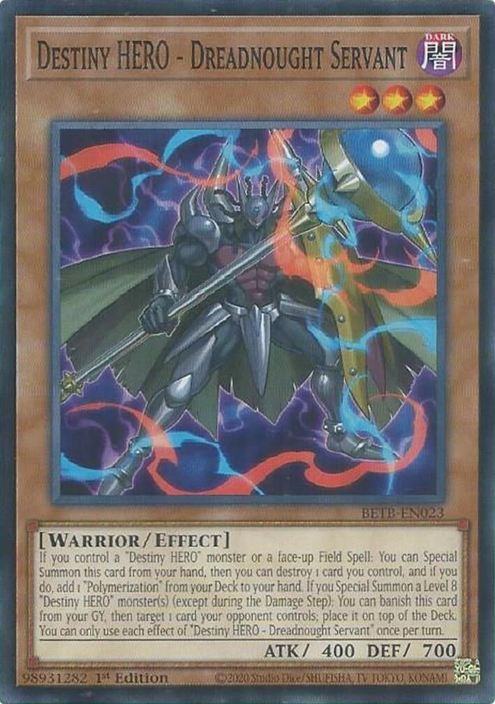 Image for Destiny HERO - Dreadnought Servant (BETB-EN023) (Beyond the Brave) (BETB) - YuGiOh