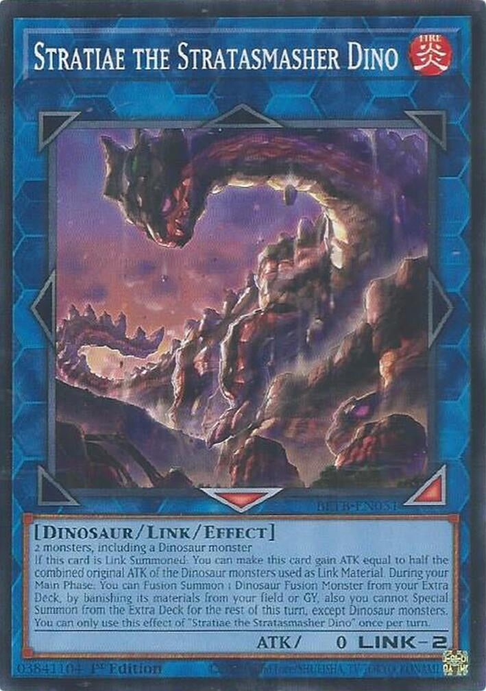 Image for Stratiae the Stratasmasher Dino (BETB-EN051) (Beyond the Brave) (BETB) - YuGiOh