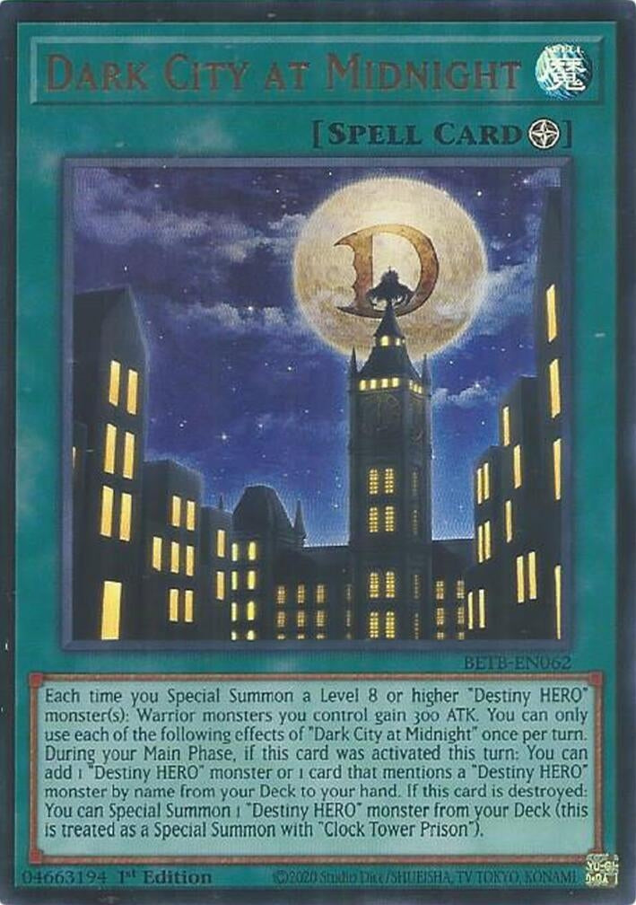 Image for Dark City at Midnight (BETB-EN062) (Beyond the Brave) (BETB) - YuGiOh