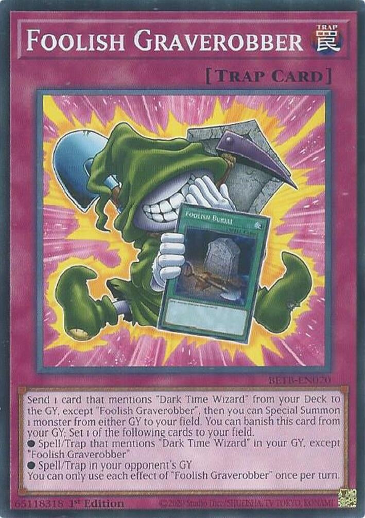 Image for Foolish Graverobber (BETB-EN070) (Beyond the Brave) (BETB) - YuGiOh