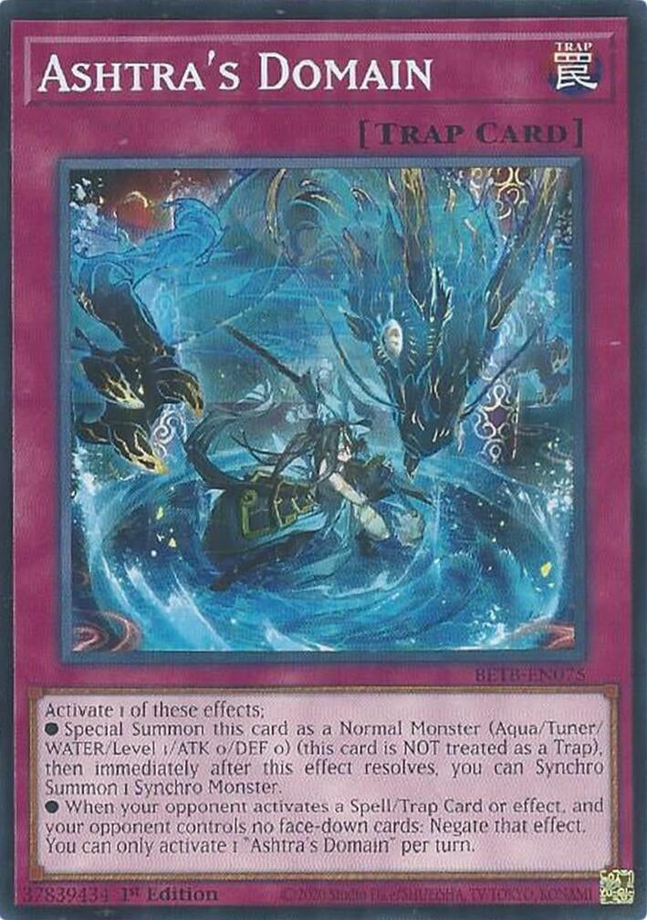 Image for Ashtra's Domain (BETB-EN075) (Beyond the Brave) (BETB) - YuGiOh