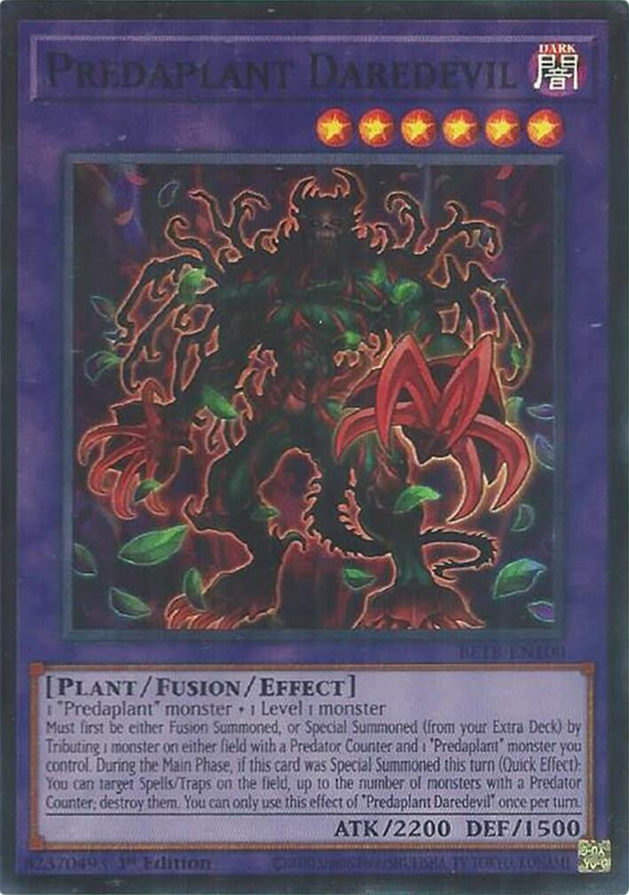 Image for Predaplant Daredevil (BETB-EN100) (Beyond the Brave) (BETB) - YuGiOh