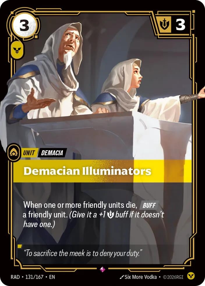 Image for Demacian Illuminators (131/167) (Radiance) (RAD) - Riftbound: League of Legends Trading Card Game