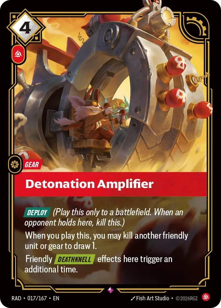 Image for Detonation Amplifier (017/167) (Radiance) (RAD) - Riftbound: League of Legends Trading Card Game