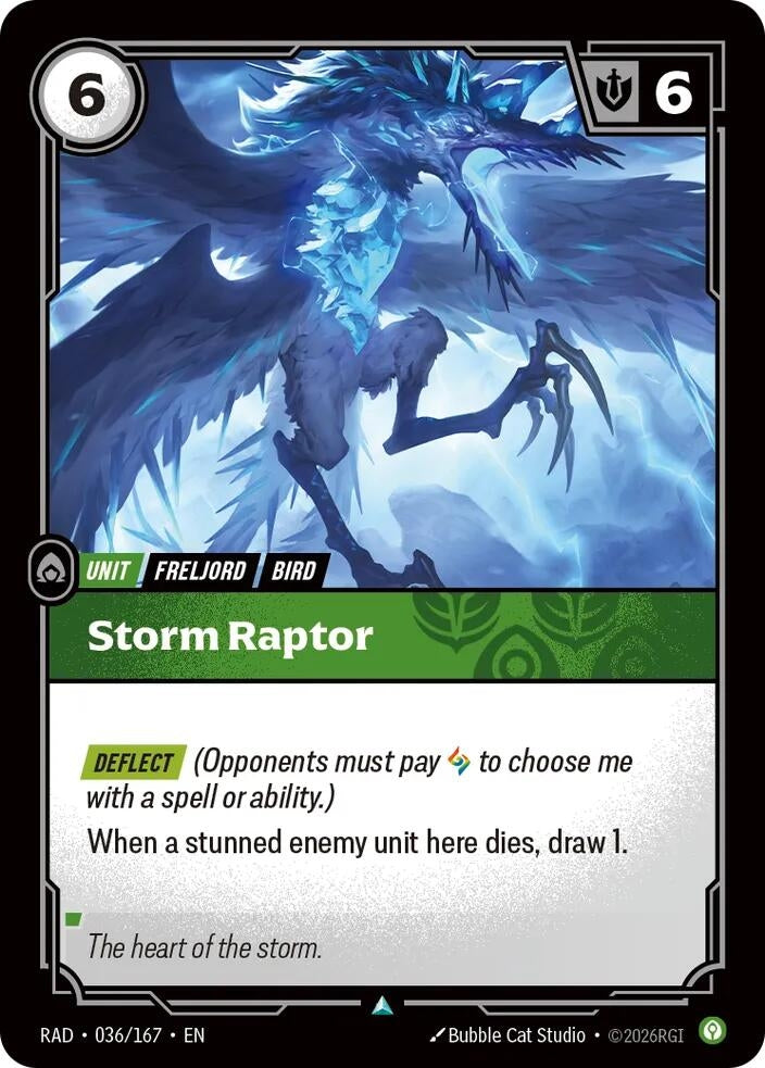 Image for Storm Raptor (036/167) (Radiance) (RAD) - Riftbound: League of Legends Trading Card Game