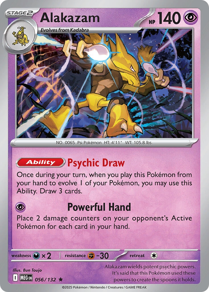 Image for Alakazam (056/132) (Deck Exclusives) (PR) - Pokemon