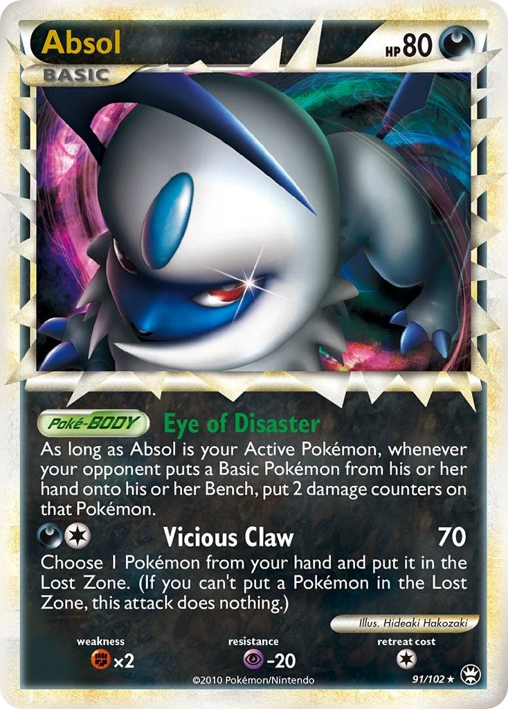 Image for Absol (Prime) (91/102) (Triumphant) - Pokemon