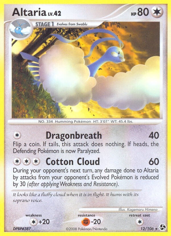 Image for Altaria (12/106) (Great Encounters) - Pokemon