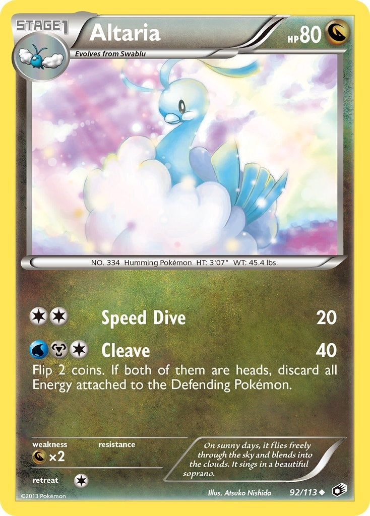 Image for Altaria (92/113) (Legendary Treasures) - Pokemon