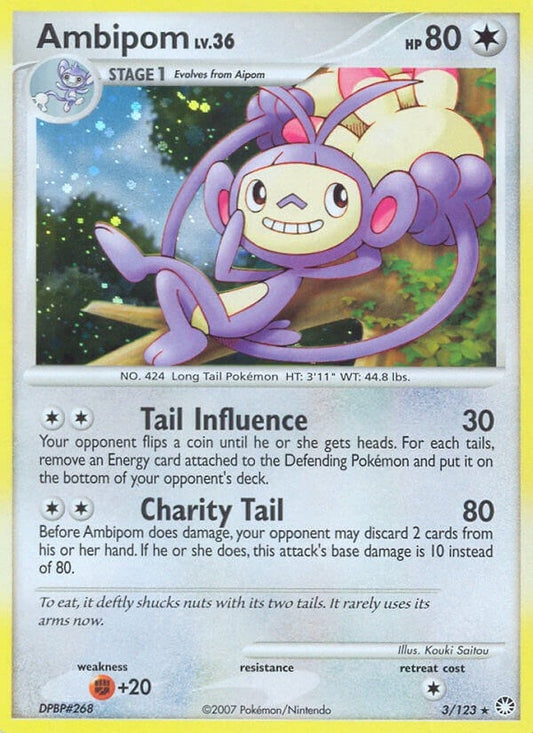 Image for Ambipom (3/123) (Mysterious Treasures) - Pokemon