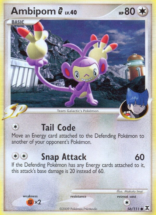 Image for Ambipom G (56/111) (Rising Rivals) - Pokemon