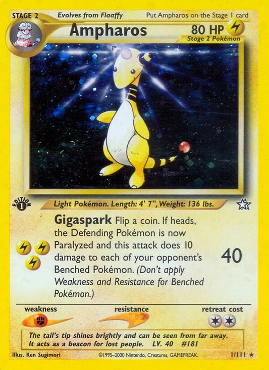 Image for Ampharos (001/111) (Neo Genesis) - Pokemon