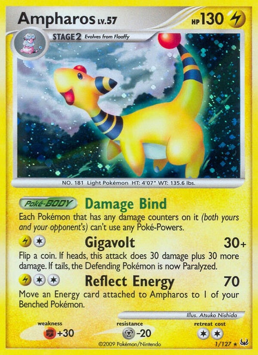 Image for Ampharos (1/127) (Platinum) - Pokemon
