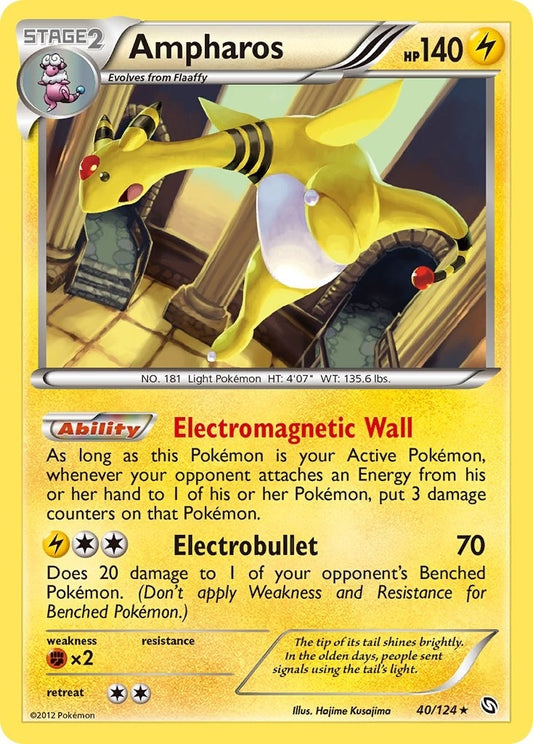 Image for Ampharos (40/124) (Dragons Exalted) - Pokemon